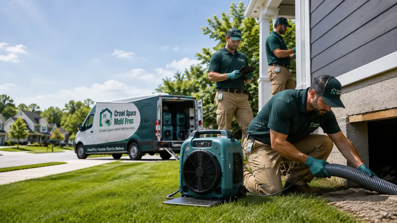 Crawl Space Mold Removal in Central Point, OR